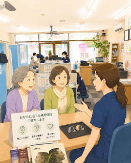 君津補聴器センターイラスト